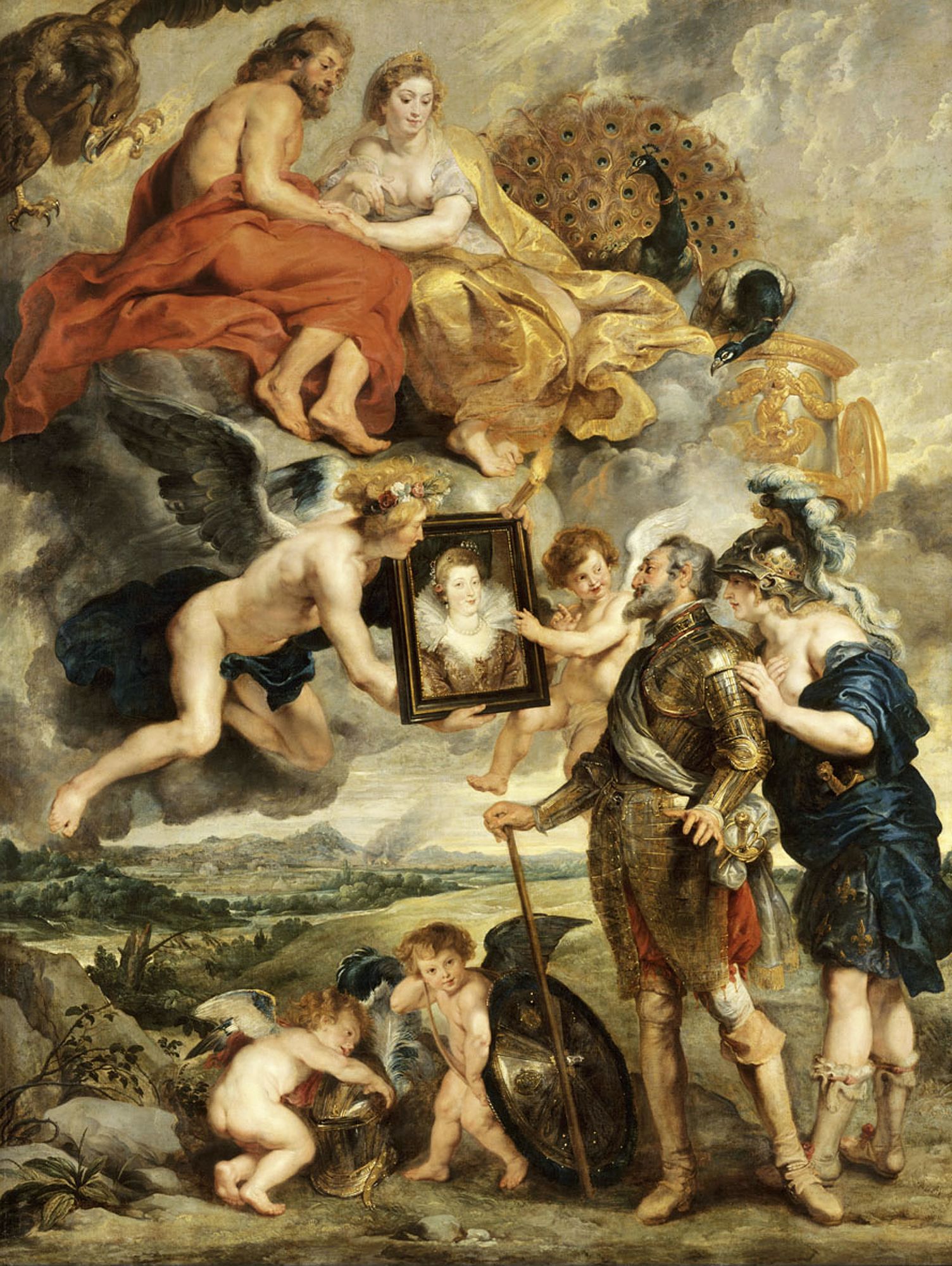 Henri IV reçoit le portrait de Marie de Médicis Henri IV reçoit le portrait de Marie de Médicis