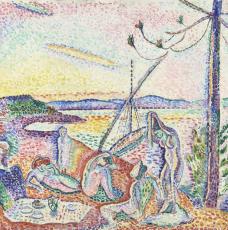 Henri Matisse (1869-1954), Luxe, calme et volupté. 1904, peinture (huile sur toile), 98,5 × 118,5 cm. Paris, musée d’Orsay, dépôt du Centre Pompidou (1985 ; AM 1982-96)