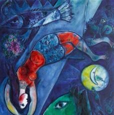 Le Cirque bleu - Marc Chagall - Nice, musée national Marc Chagall