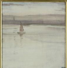 James Abbott McNeill Whistler (1834-1903), Variations en violet et vert. 1871, peinture (huile sur toile), 61,5 × 36 cm. Paris, musée d’Orsay