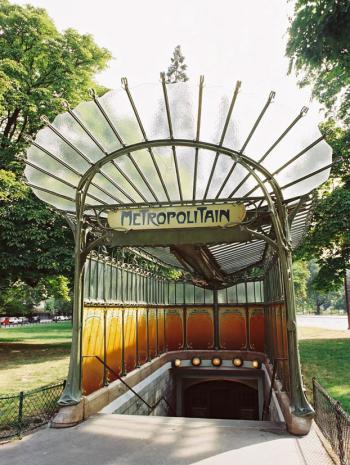 Édicule Guimard - Metro - porte Dauphine - Ratp