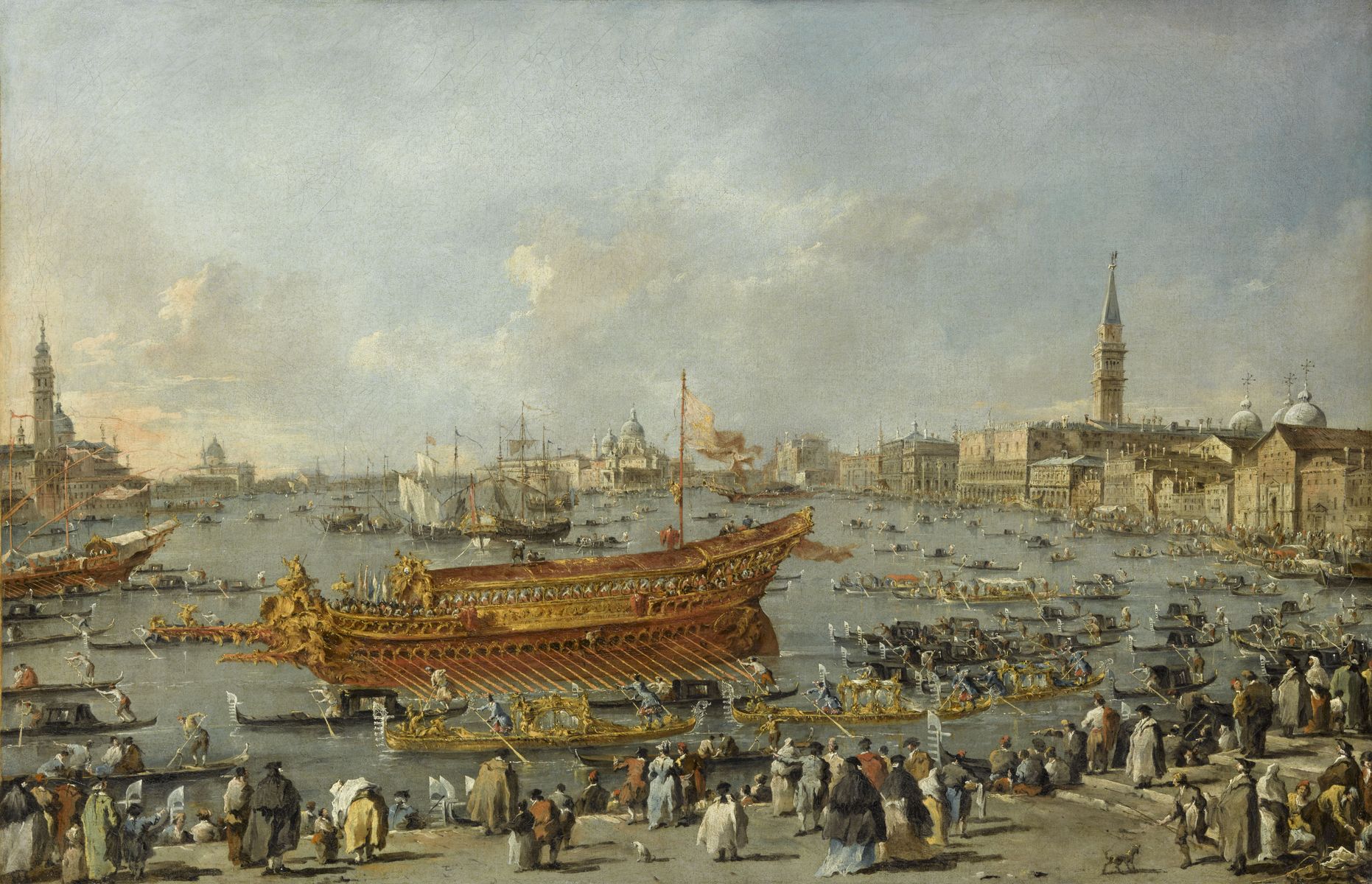 Le Départ du "Bucentaure" vers le Lido de Venise, le jour de l'Ascension Le Départ du "Bucentaure" vers le Lido de Venise, le jour de l'Ascension