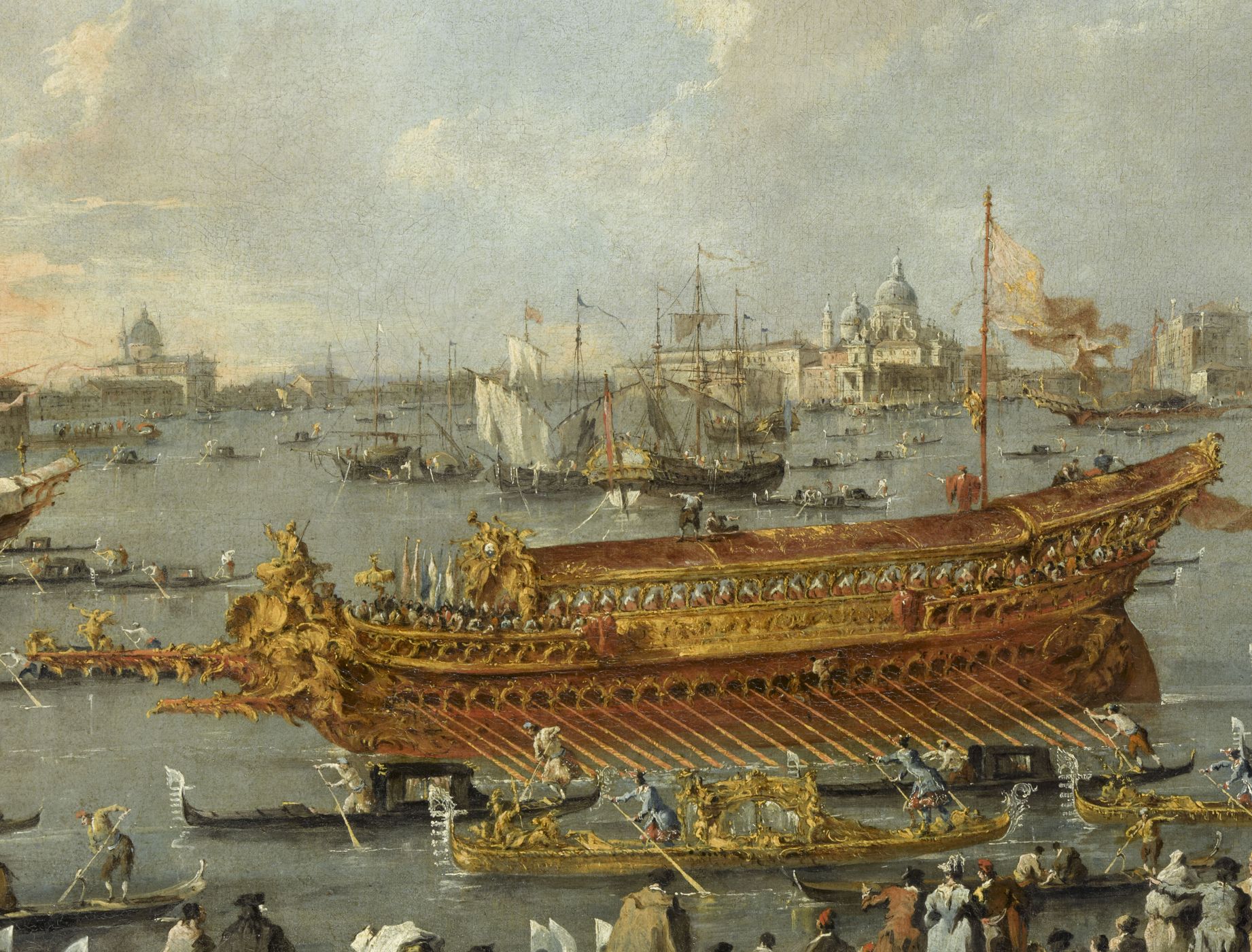 Le Départ du "Bucentaure" vers le Lido de Venise, le jour de l'Ascension Le Départ du "Bucentaure" vers le Lido de Venise, le jour de l'Ascension