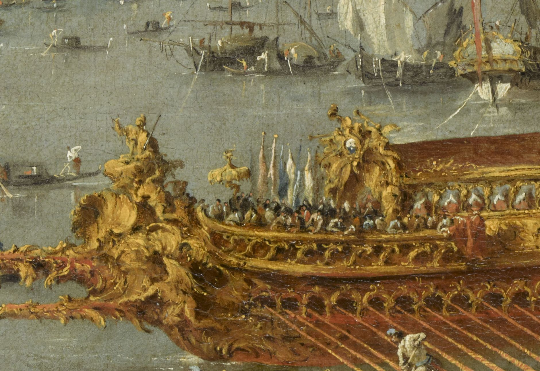 Le Départ du "Bucentaure" vers le Lido de Venise, le jour de l'Ascension Le Départ du "Bucentaure" vers le Lido de Venise, le jour de l'Ascension