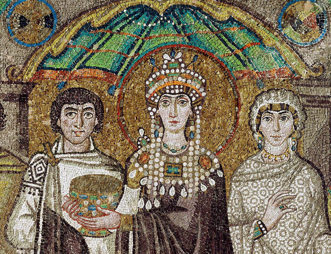 Théodora et les dignitaires de la cour Théodora et les dignitaires de la cour