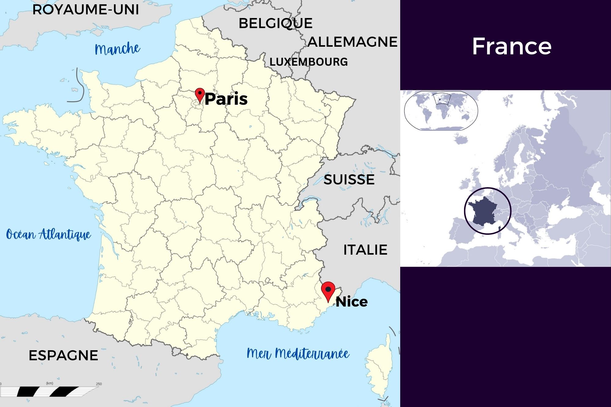 Carte de France  Carte de France