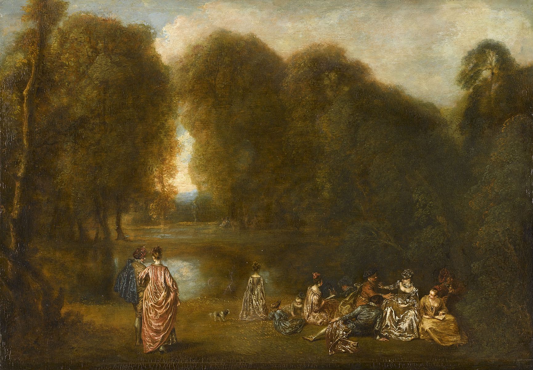 Assemblée dans un parc Assemblée dans un parc