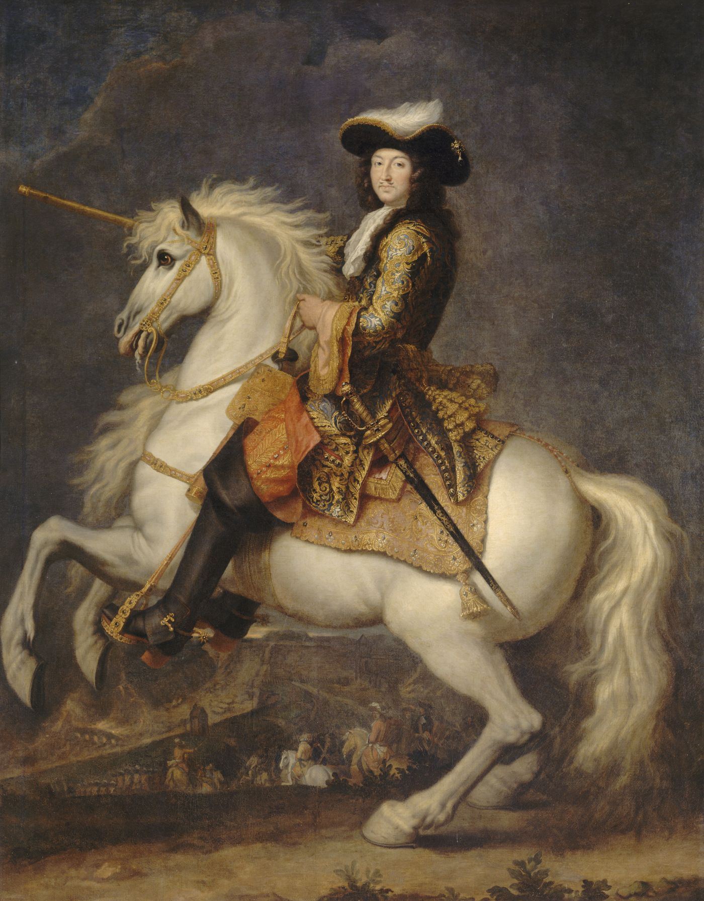 Louis XIV, roi de France, à cheval Louis XIV, roi de France, à cheval