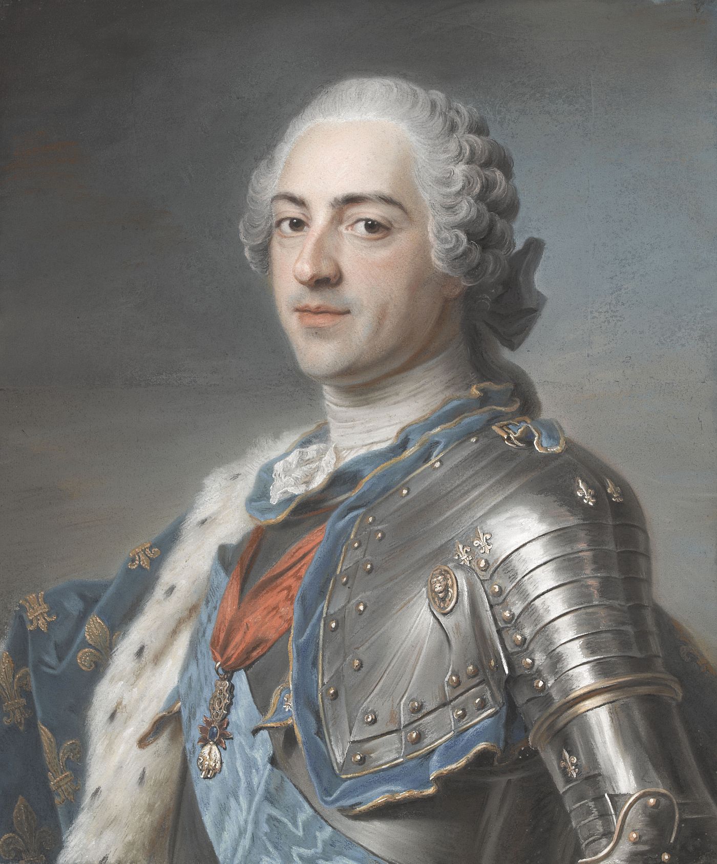 Portrait de Louis XV en buste Portrait de Louis XV en buste