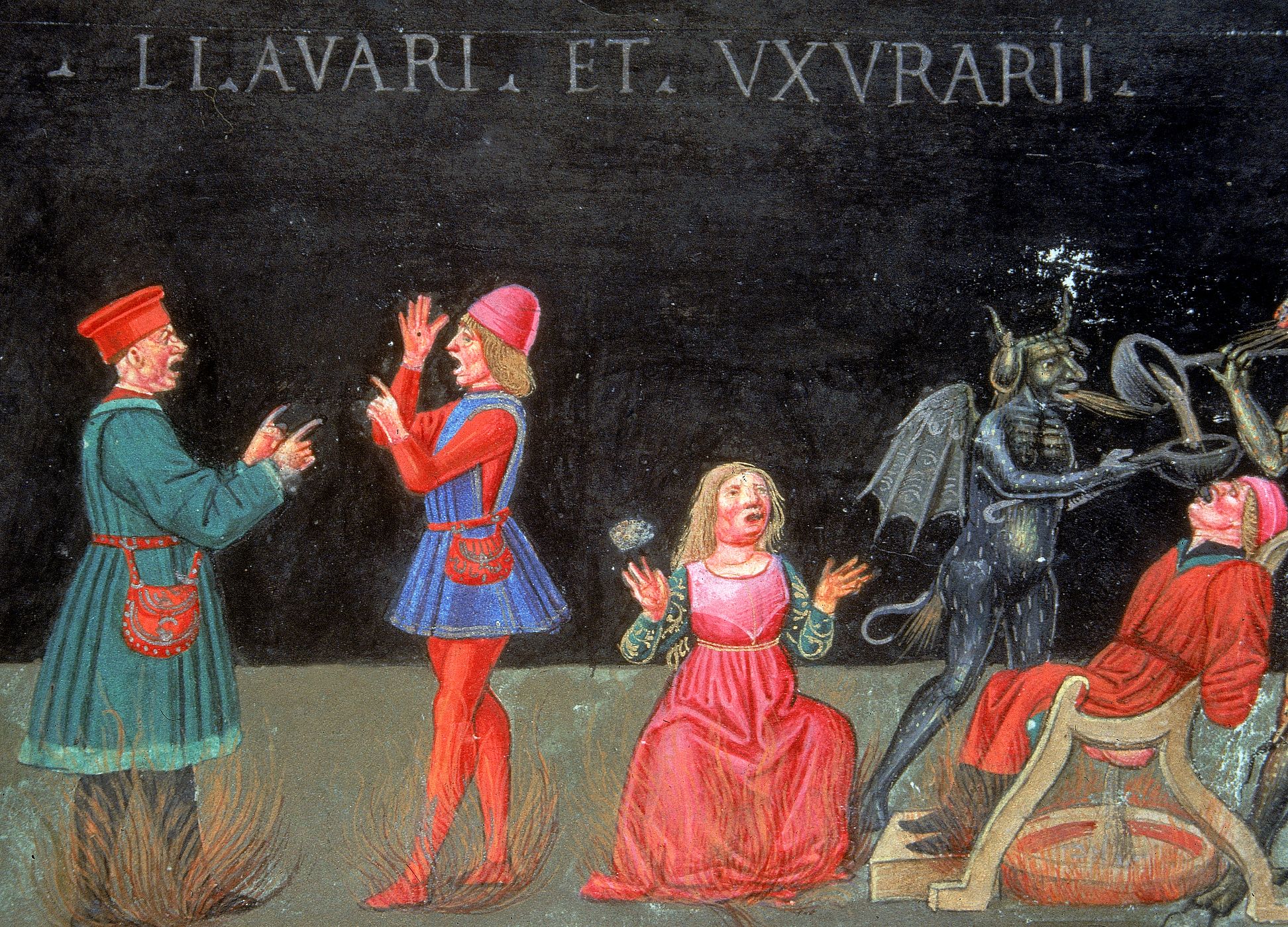 Les Tourments de l'Enfer pour les avares et les usuriers Les Tourments de l'Enfer pour les avares et les usuriers