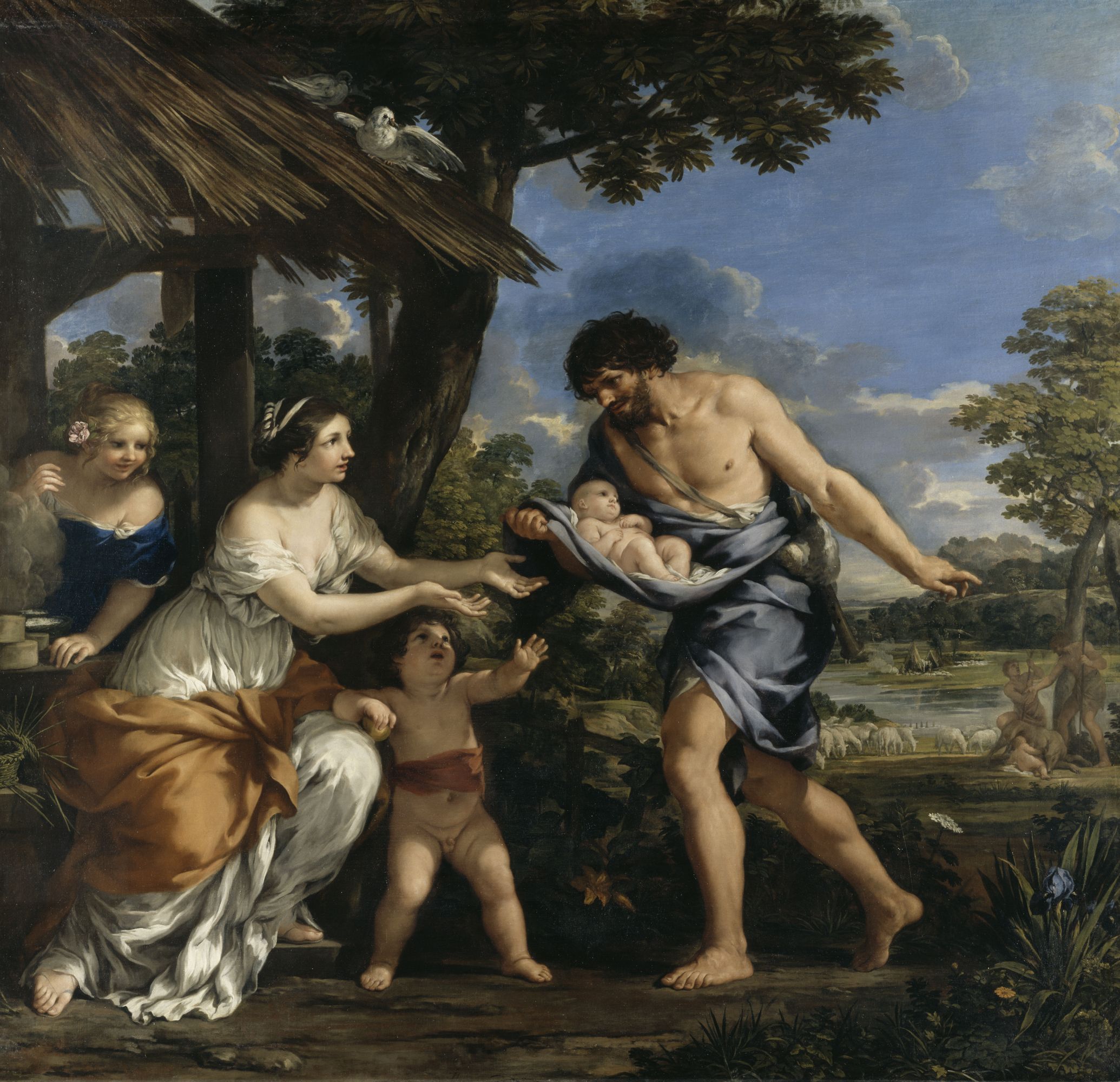 Romulus et Rémus recueillis par Faustulus Romulus et Rémus recueillis par Faustulus
