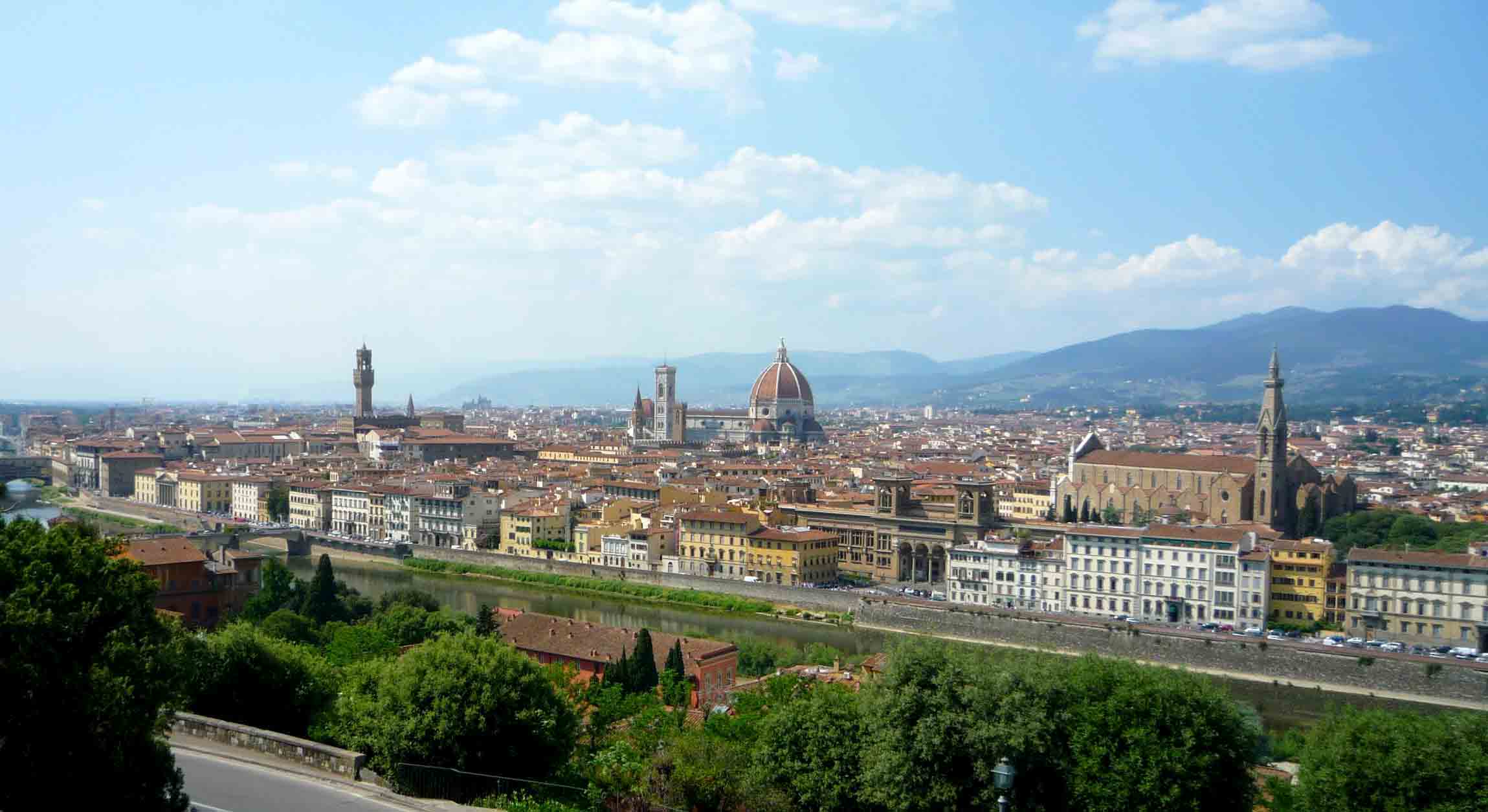 Vue de Florence et de l'Arno Vue de Florence et de l'Arno