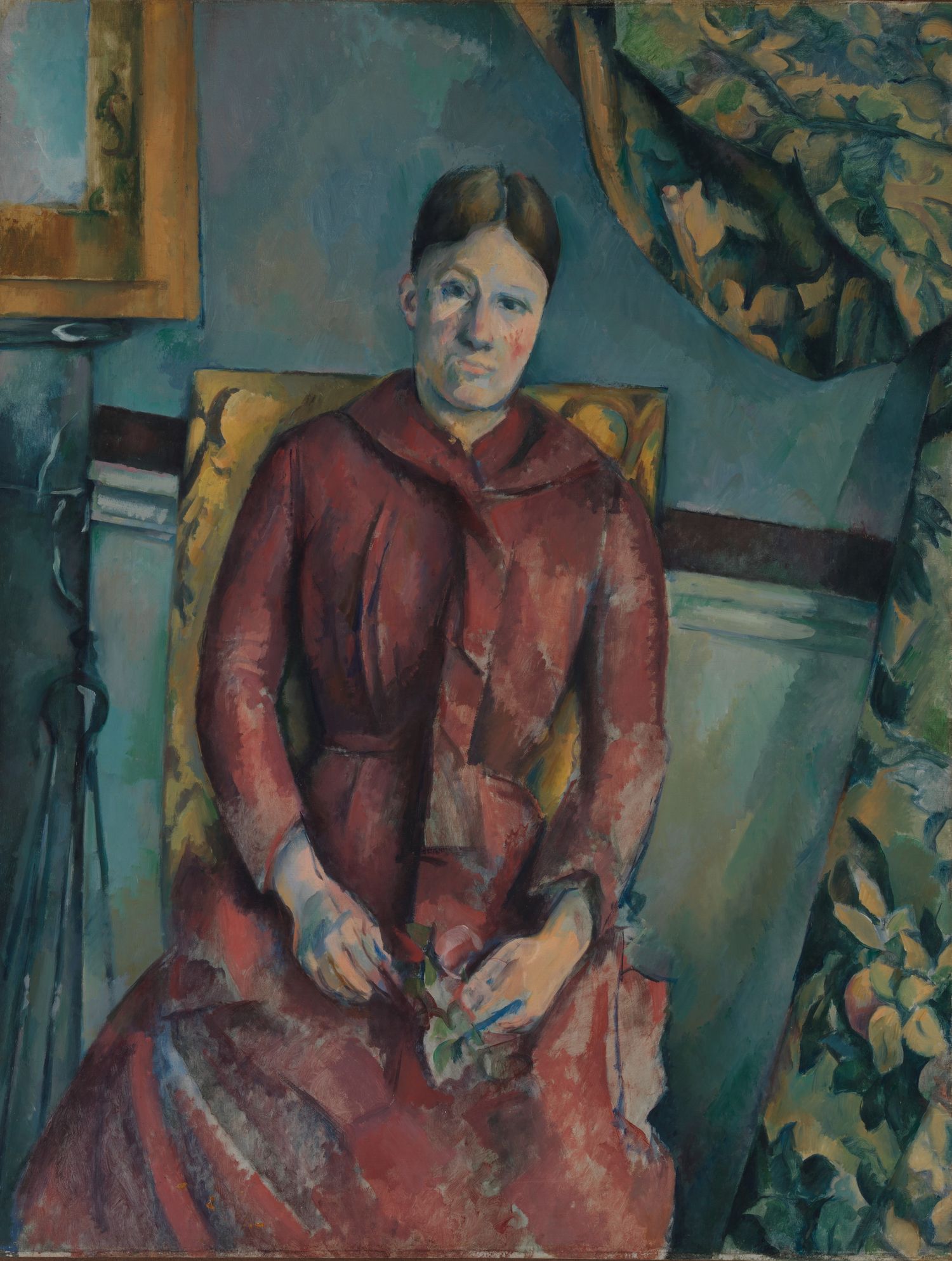 Madame Cézanne en robe rouge Madame Cézanne en robe rouge