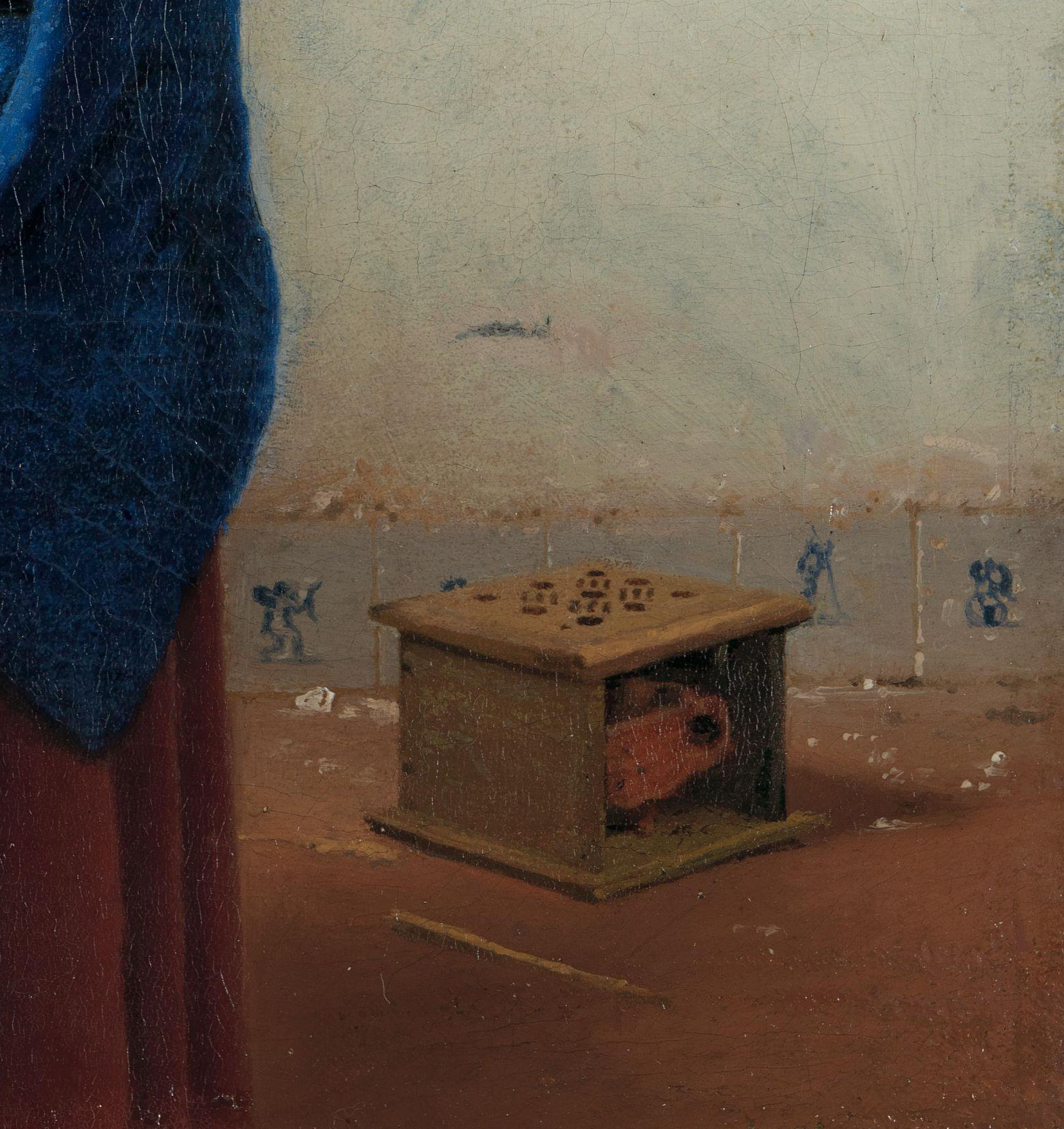 Détail de La Laitière Détail de La Laitière