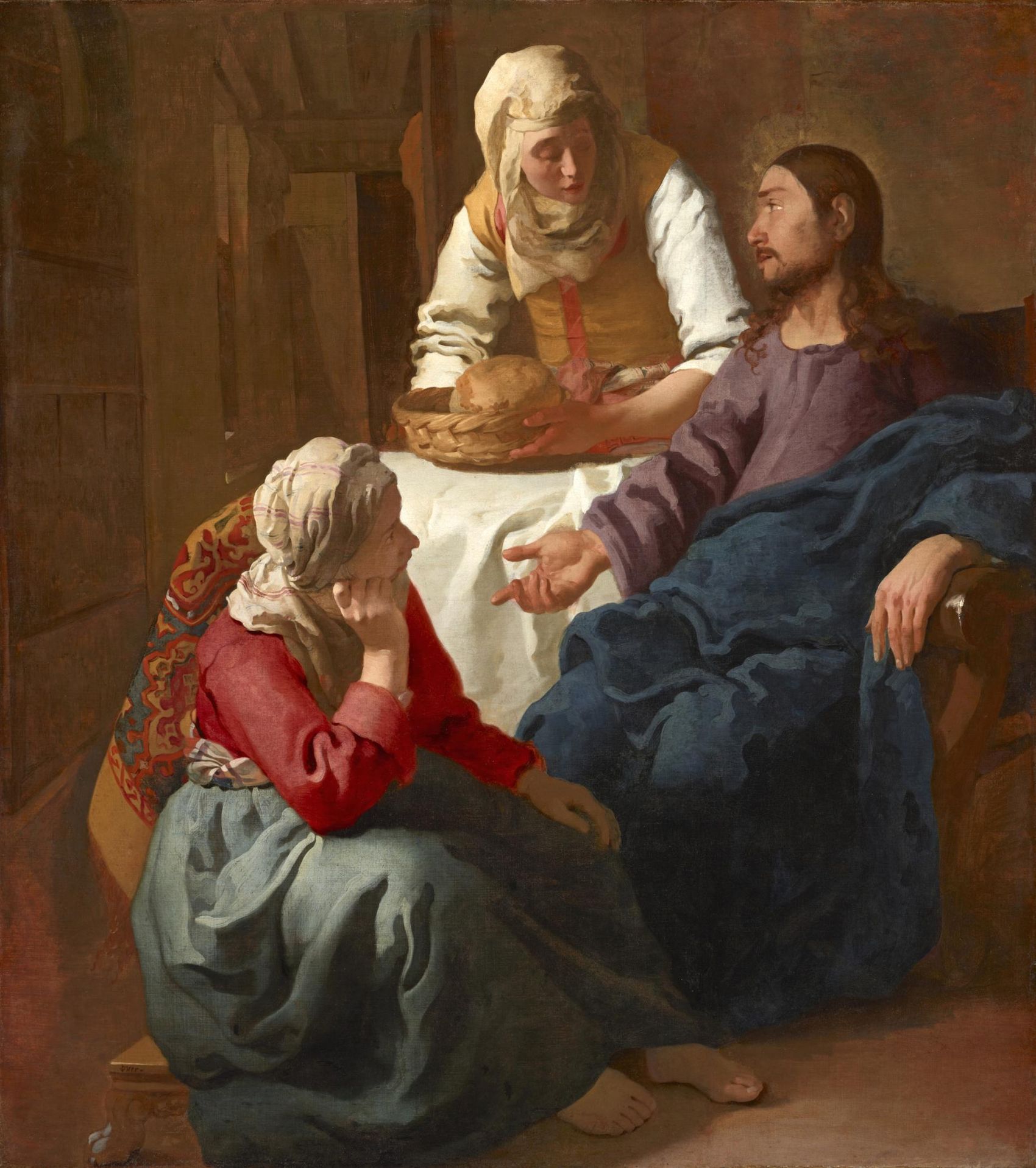 Le Christ dans la maison de Marthe et Marie Le Christ dans la maison de Marthe et Marie