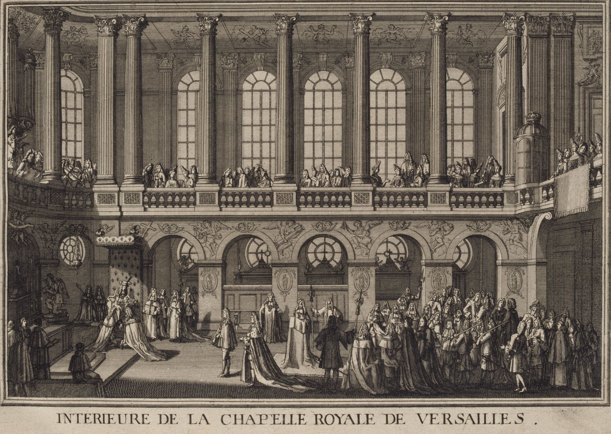 Intérieur de la chapelle royale de Versailles Intérieur de la chapelle royale de Versailles