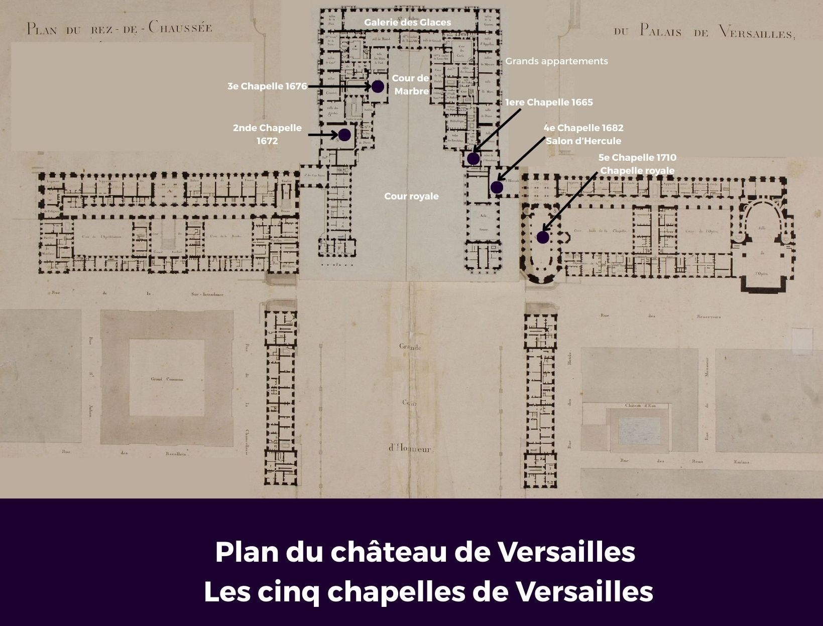 Les cinq chapelles de Versailles Les cinq chapelles de Versailles