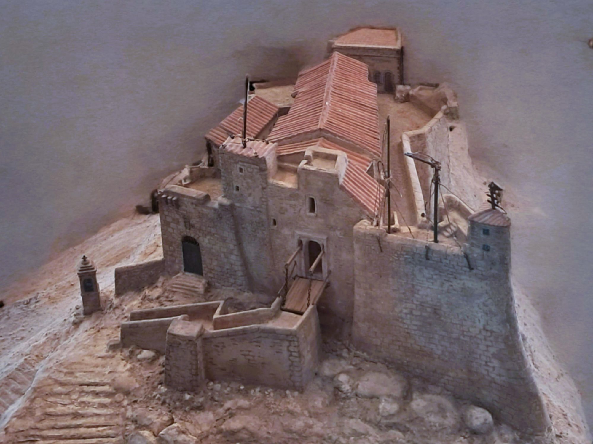 Maquette de l'ancien fort de Marseille Maquette de l'ancien fort de Marseille