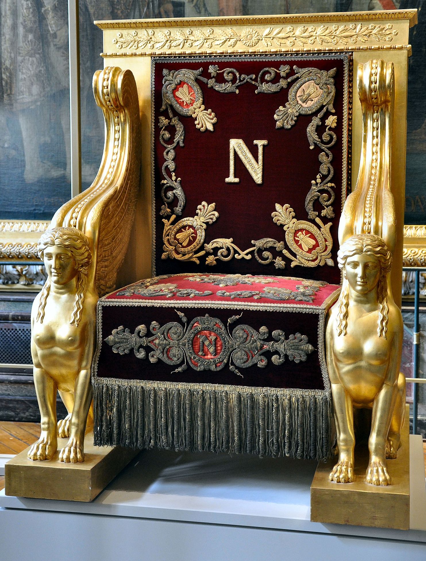 Trône de Napoléon Ier au Sénat Trône de Napoléon Ier au Sénat