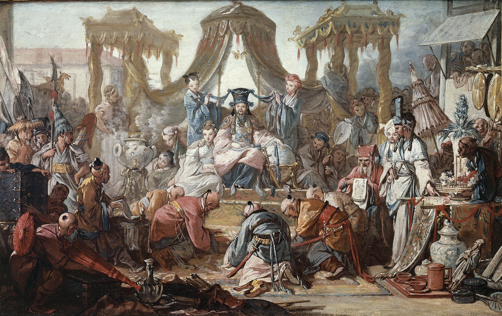 Audience de l’empereur de Chine Audience de l’empereur de Chine