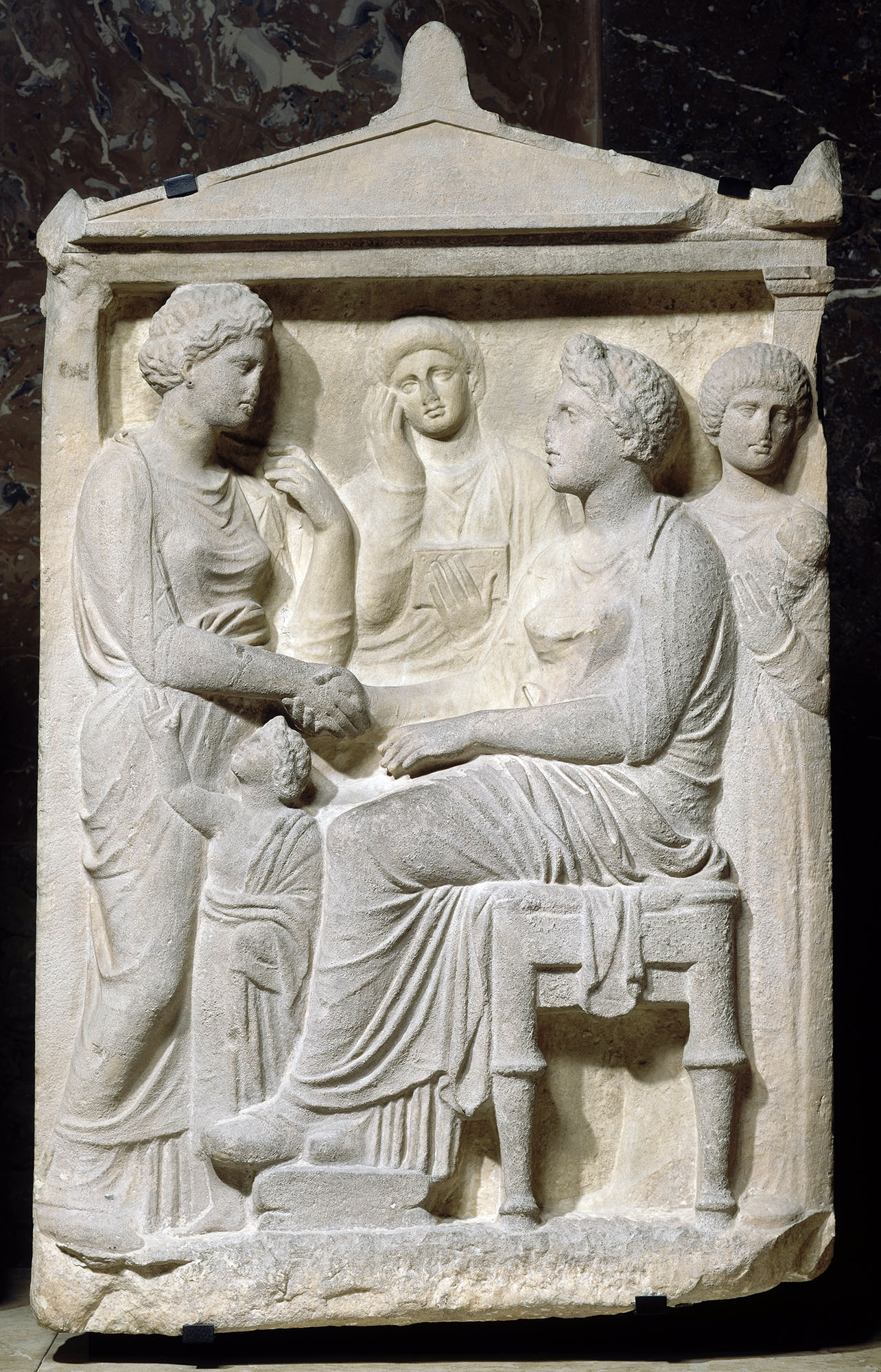 Stèle funéraire de Bacô, Socratès et Aristoniké Stèle funéraire de Bacô, Socratès et Aristoniké