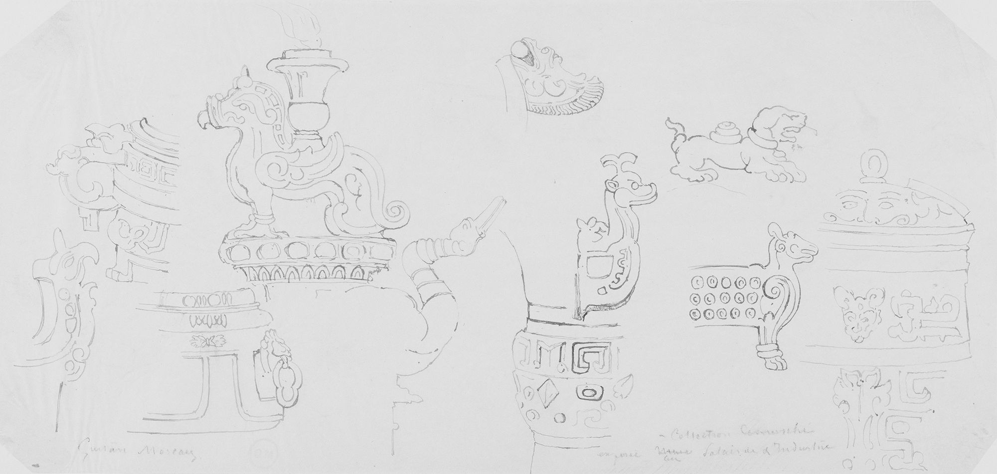 Études d’après des bronzes chinois et japonais de la collection Cernuschi  Études d’après des bronzes chinois et japonais de la collection Cernuschi