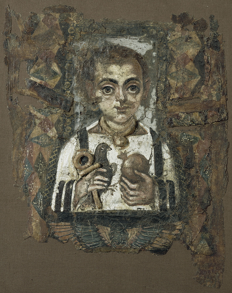 Fragment de linceul peint Fragment de linceul peint