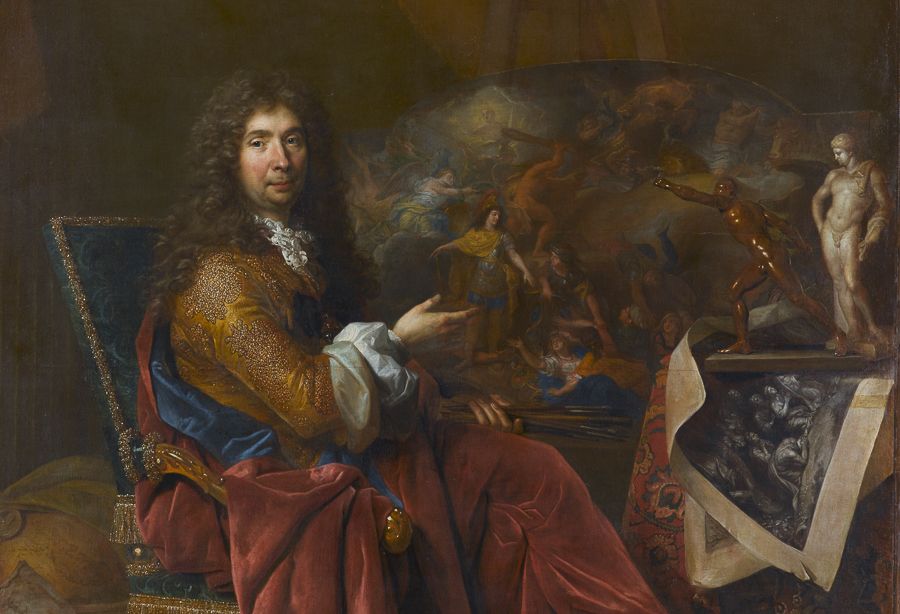 Portrait de Charles Le Brun (1619-1690), premier peintre du roi Louis XIV Portrait de Charles Le Brun (1619-1690), premier peintre du roi Louis XIV