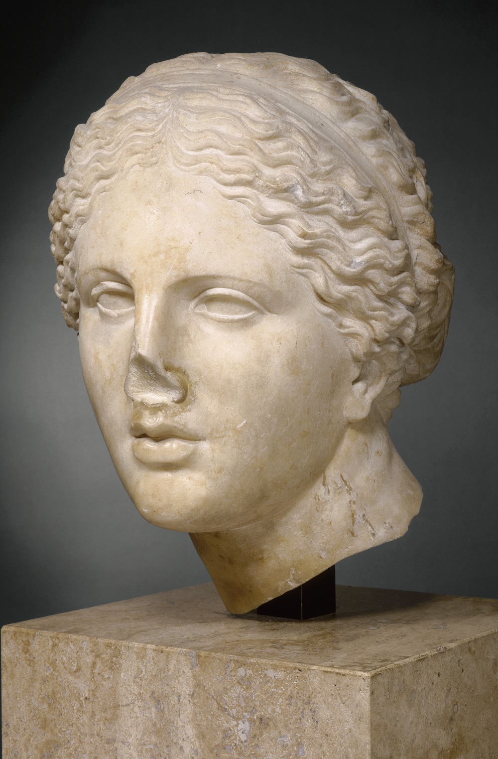Tête féminine du type de l’Aphrodite de Cnide Tête féminine du type de l’Aphrodite de Cnide