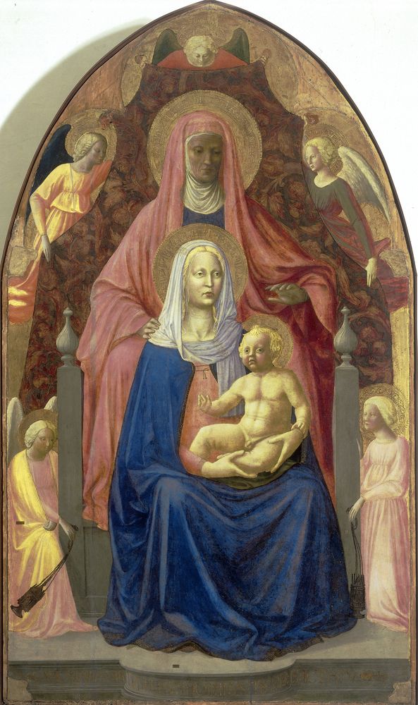 La Vierge à l’Enfant avec sainte Anne La Vierge à l’Enfant avec sainte Anne