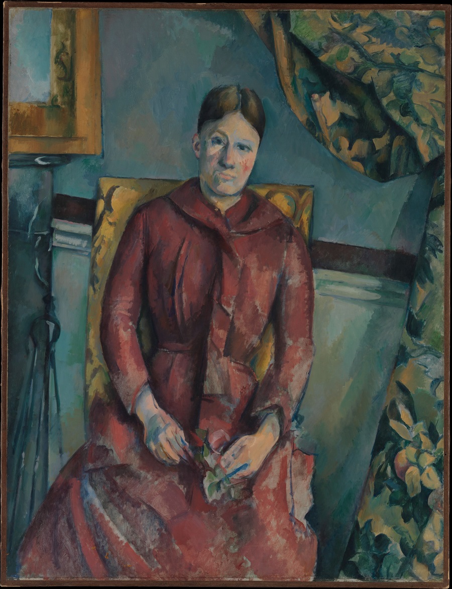 Madame Cézanne en robe rouge Madame Cézanne en robe rouge