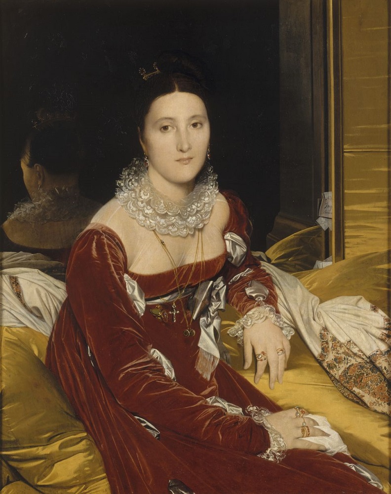 Portrait de madame de Senonnes Portrait de madame de Senonnes