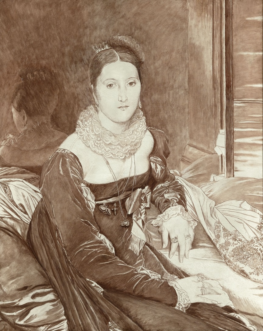 Portrait de madame de Senonnes Portrait de madame de Senonnes