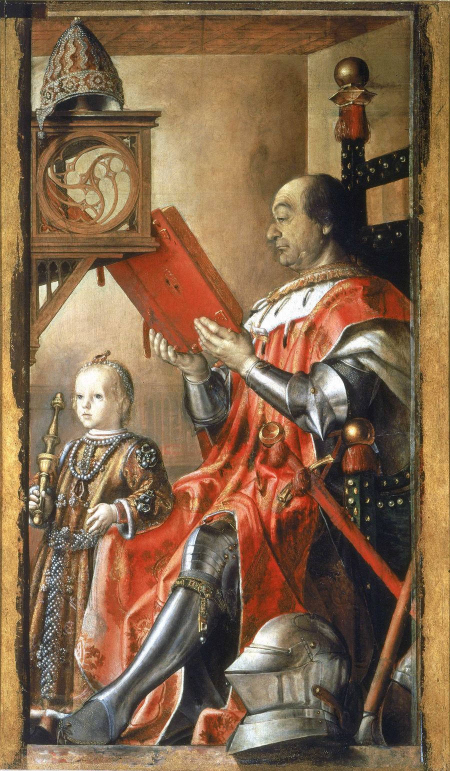 Portrait de Frederico da Montefeltro et son fils Guidobaldo Portrait de Frederico da Montefeltro et son fils Guidobaldo