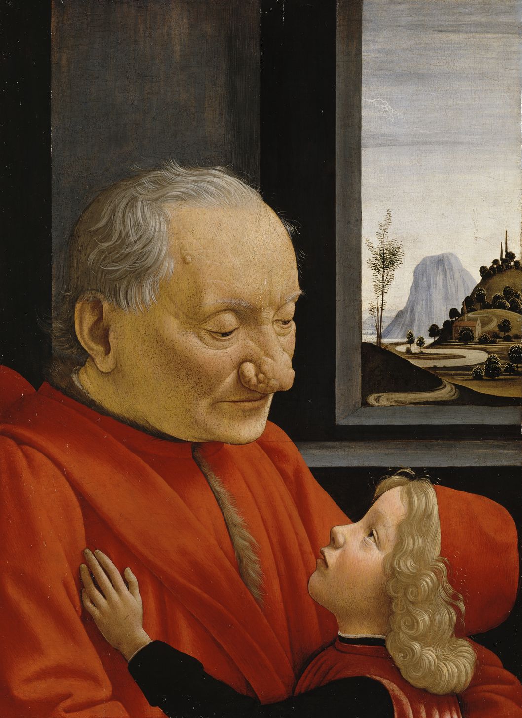 Portrait d’un vieillard et d’un jeune garçon Portrait d’un vieillard et d’un jeune garçon