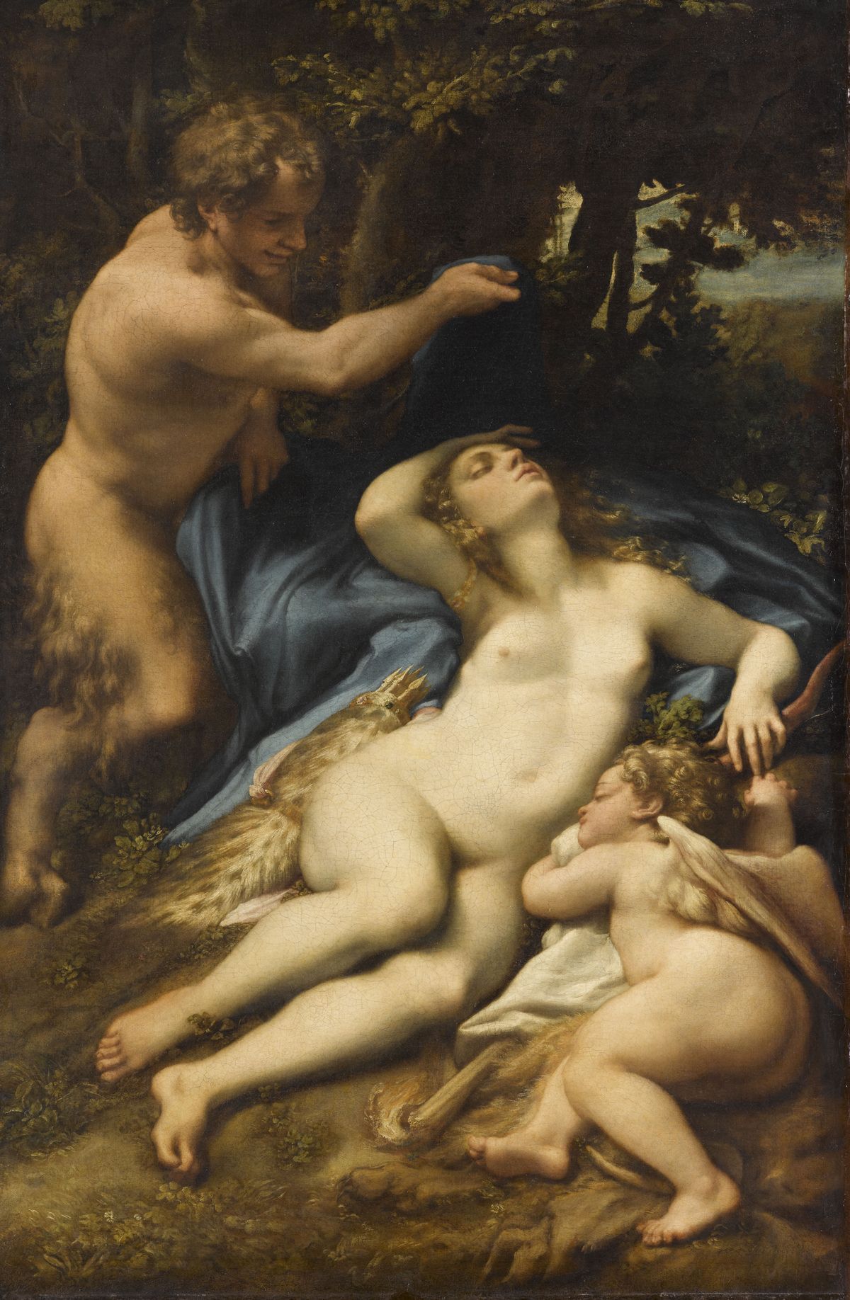 Vénus, Satyre et l’Amour endormi Vénus, Satyre et l’Amour endormi