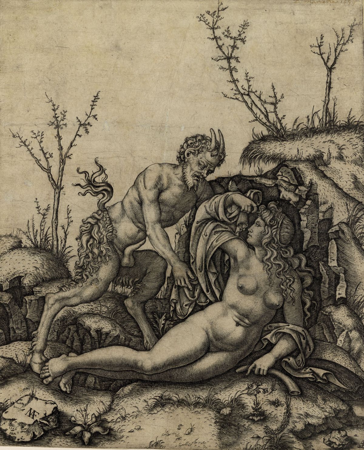 Le Satyre surprenant une nymphe Le Satyre surprenant une nymphe
