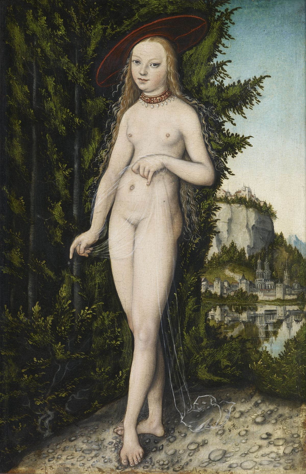 Vénus debout dans un paysage Vénus debout dans un paysage