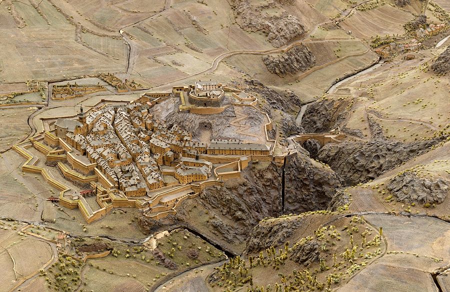 Plan-relief de la ville de Briançon Plan-relief de la ville de Briançon