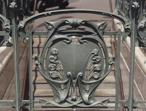 Détail du décor du métropolitain à la station Réaumur-Sébastopol Détail du décor du métropolitain à la station Réaumur-Sébastopol