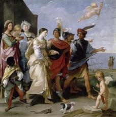 L'enlèvement d'Hélène avec Pâris
