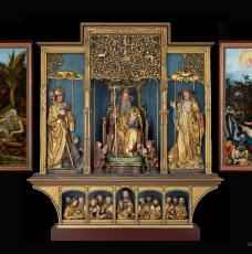 Partie sculptée du retable d'Issenheim