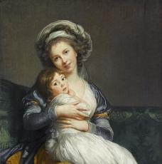 Madame Vigée Le Brun et sa fille, Jeanne Lucie Louise, dite Julie (1780-1819), Élisabeth Vigée Le Brun (1755-1845)