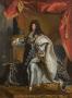 Portrait en pied de Louis XIV âgé de 63 ans en grand costume royal